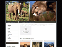 Tablet Screenshot of casa-cruz.com